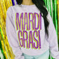 Mardi Gras Tall Shadow DTF Sweatshirt