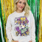 It's Mardi Gras Jester With Cards DTF Sweatshirt