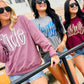 Hand Drawn 3D Puff Graphic Sweatshirt