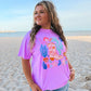 Coastal Coral Boot Beachy Graphic Tee