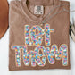 Let Them Glitter Floral DTF Graphic Design