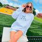 Custom School GAME01 Pennant Embroidered Sweatshirt