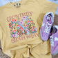 Grow Freely Bloom Wildly Floral Graphic Tee