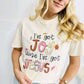 Joy Because of Jesus Graphic Tee