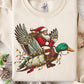 Mallard Santa Sleigh DTF Graphic Sweatshirt