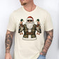 Santa Duck Hunting DTF Graphic Tee