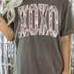 Winter Pink Camo XOXO Tee