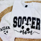 Custom Sport Mom Name Sleeve DTF Top