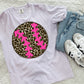 Leopard Jumbo Baseball DTF Design