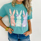 Pastel Easter Bunny Trio DTF Graphic Design