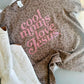 Cool Moms Love Jesus Glitter Vinyl Leopard Top