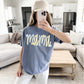 Yellow and Blue Custom Title DTF MAMA51