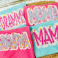 Custom Title Floral Bubble DTF Graphic