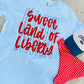 Sweet Land of Liberty Striped DTF JULY38 Top
