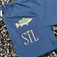 Bass Pocket Tee Initials Embroidery