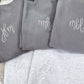Simple Cursive Monogram Embroidery Apparel