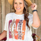 Fall Vibes Brush Strokes Marble Tee