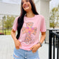 He Is Risen Leopard Floral Cross