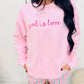 Christian Cursive Embroidered Sweatshirts