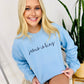 Christian Cursive Embroidered Sweatshirts