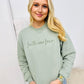 Christian Cursive Embroidered Sweatshirts