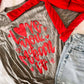 Love You Mean It Metallic Puff Vinyl Tee