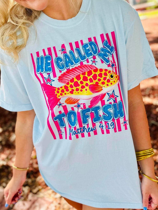 He Called Me To Fish Faith138 DTF Apparel