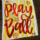 Play Ball DTF / Puff Vinyl Graphic Design