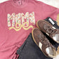 MAMA Fall Bow Flowers Graphic Tee