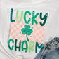 Lucky Charm Preppy Checkered Tee