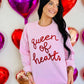 Queen Of Hearts Yarn Sweatshirt