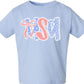 Toddler Lace Trim USA Graphic Tee