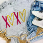 Xoxo Hearts Multi Glitter Color Blast Tee