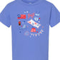 Toddler Summertime USA Collage Graphic Tee