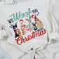 Woof You A Merry Christmas DTF Graphic Sweatshirt