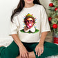Bubble Gum Elf Holiday Graphic Tee