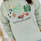 Hoa Hoa Vampire Inspired Movie Graphic Sweatshirt
