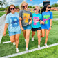Neon Stripes GAME97 Team DTF Graphic