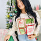 Holiday Things Stamps Christmas Graphic Sweatshirt