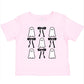 YOUTH Ghost Bow Trio Stack Double Puff-Glitter Tee