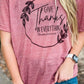 Give Thanks In Everything Thessalonians Marble tee