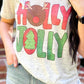 Holly Jolly Reindeer Marble Tee