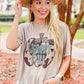 Howdy Fall Pumpkin Marble Tee