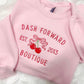 Custom Cherry Embroidery Sweatshirts