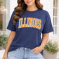 Bold Varsity CUST40 Polka Dot Font DTF Top
