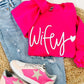 Wifey Heart Puff Sweatshirt