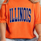 Bold Varsity CUST40 Polka Dot Font DTF Top