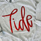 Custom Jumbo Cursive Puff Sweatshirt