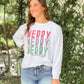 Leopard Merry And Bright Stacked Longsleeve