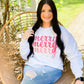 Merry Christmas Red Stacked Sweatshirt